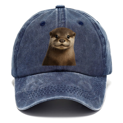 otter portrait design Hat