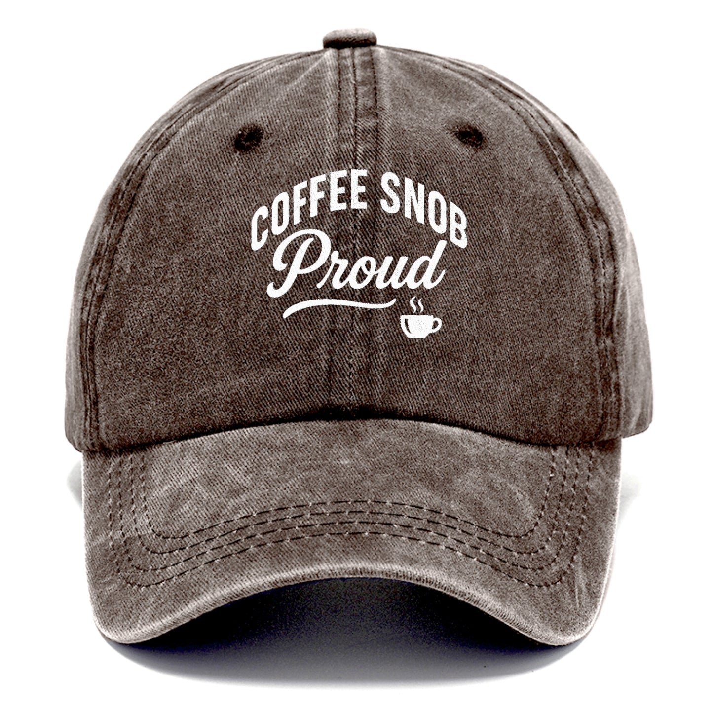 proud coffee snob bold design Hat
