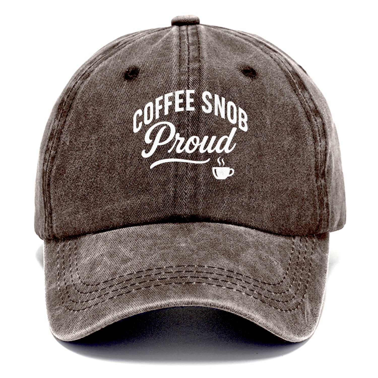 proud coffee snob bold design Hat