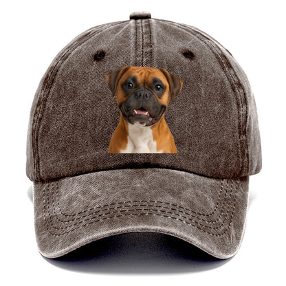 boxer: noble brute. fierce heart. Hat