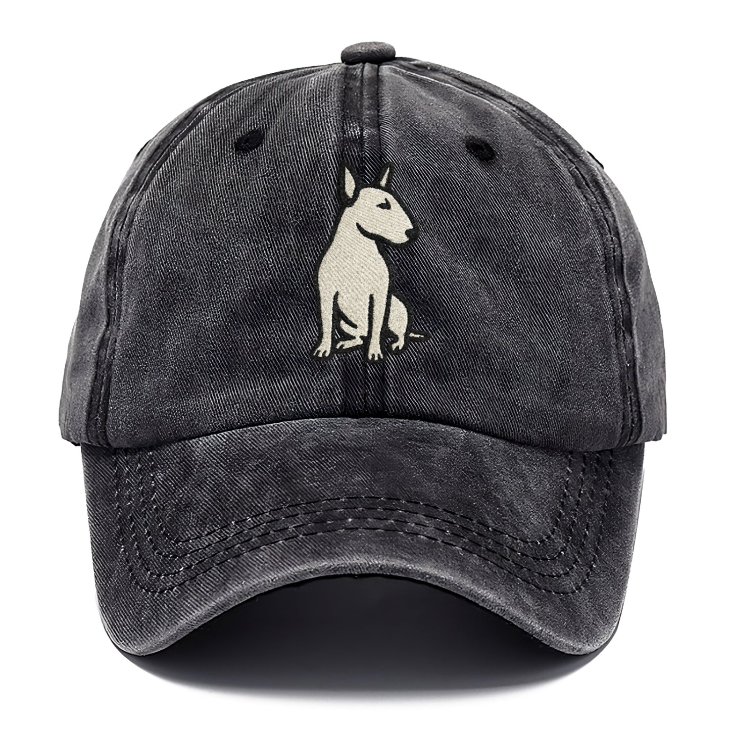 Miniature Bull Terrier White Pose Hat