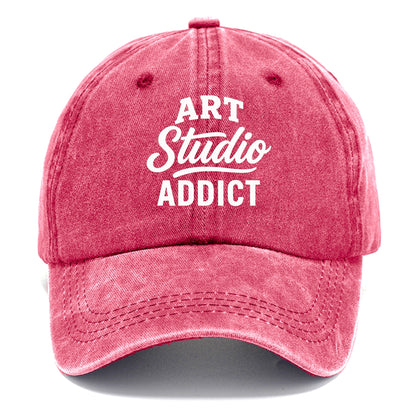 artistic studio addict typography Hat