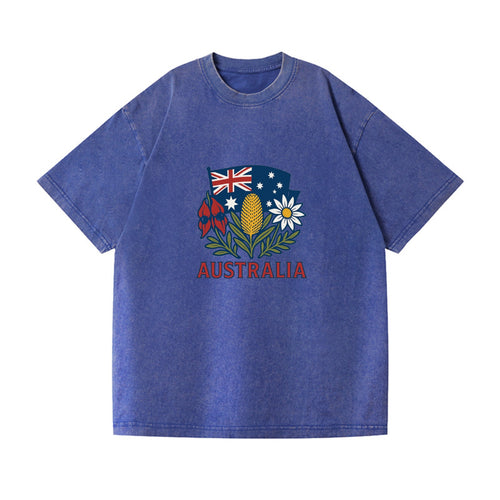 Australian National Emblem Vintage T-shirt