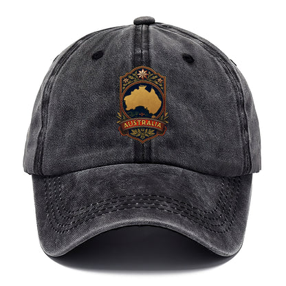 australia map silhouette Hat