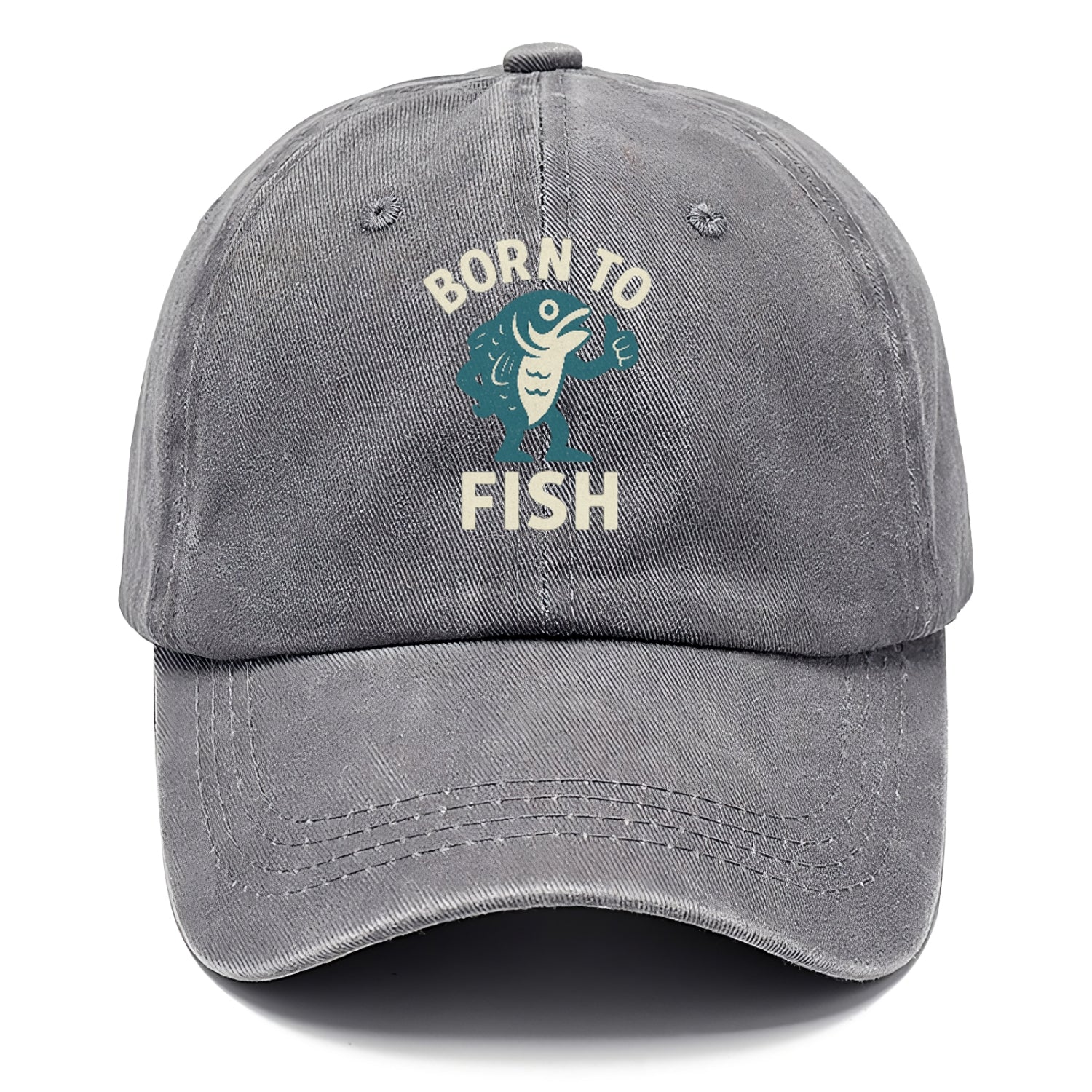 born to fish Hat