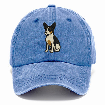 Rat Terrier Tri Color Pose Hat