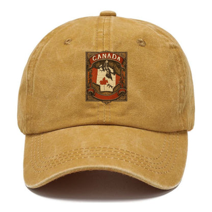 canada map outline logo Hat
