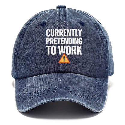 currently pretending to work Hat