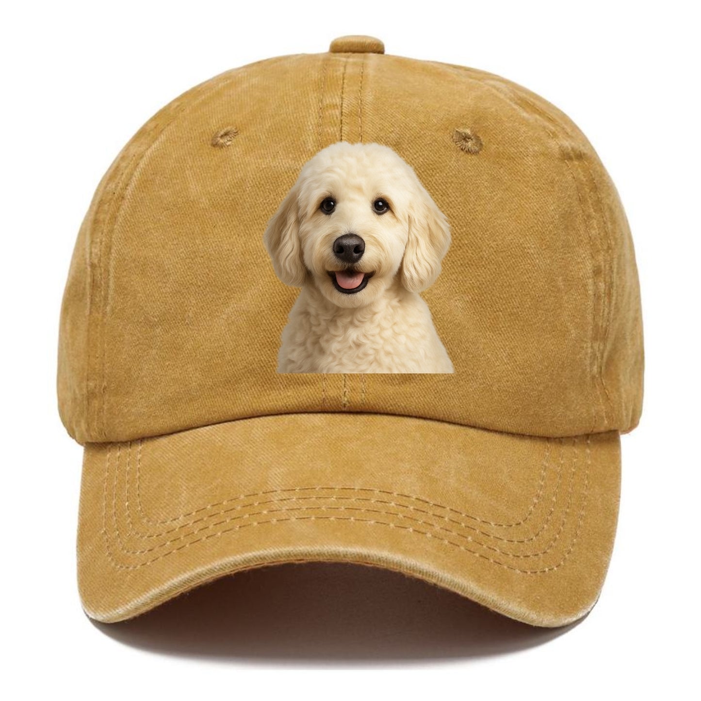 english cream doodle portrait design Hat