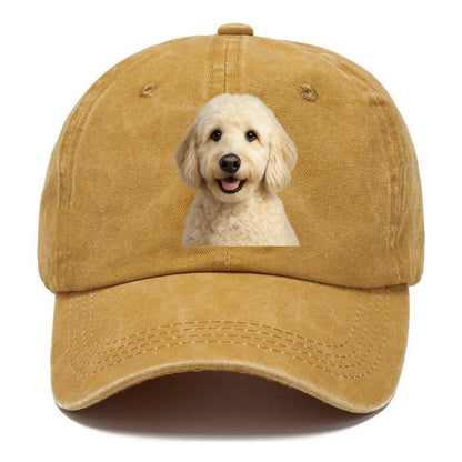 english cream doodle portrait design Hat