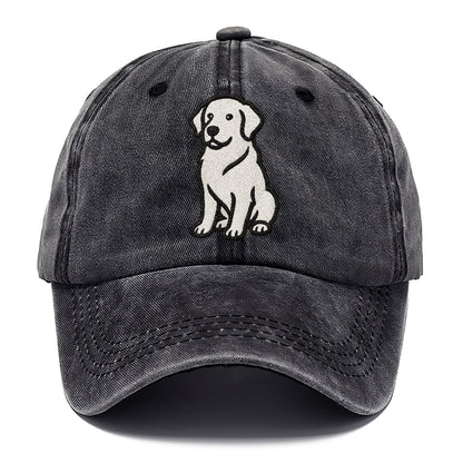 golden-retriever-curious-charm Hat