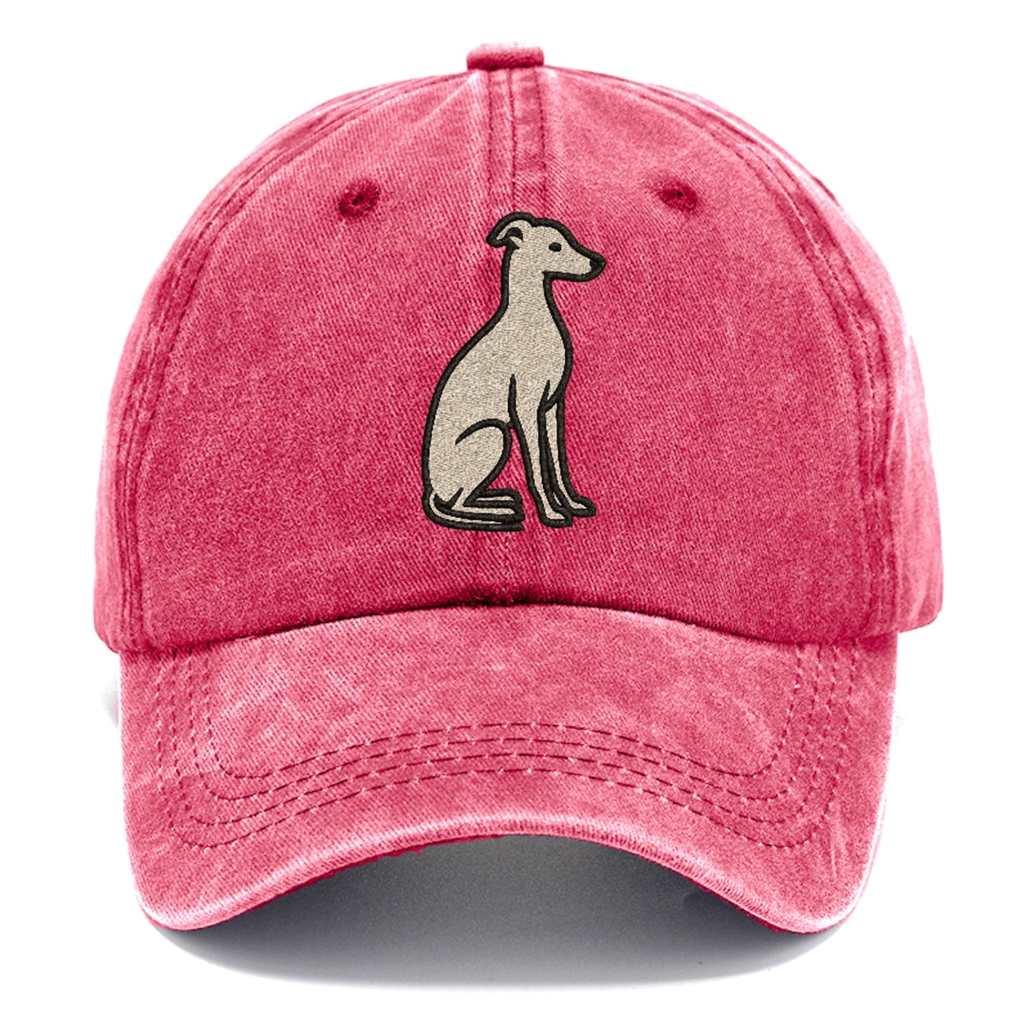Italian Greyhound Gray Sitting Pose Hat