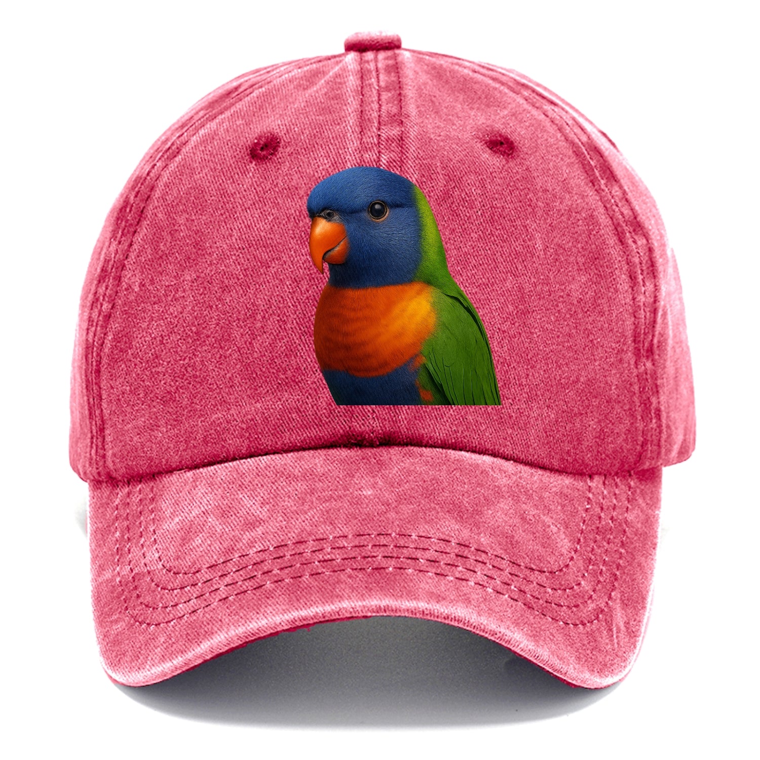 rainbow portrait design Hat