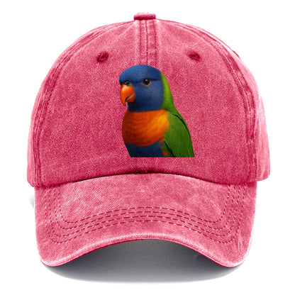 rainbow portrait design Hat