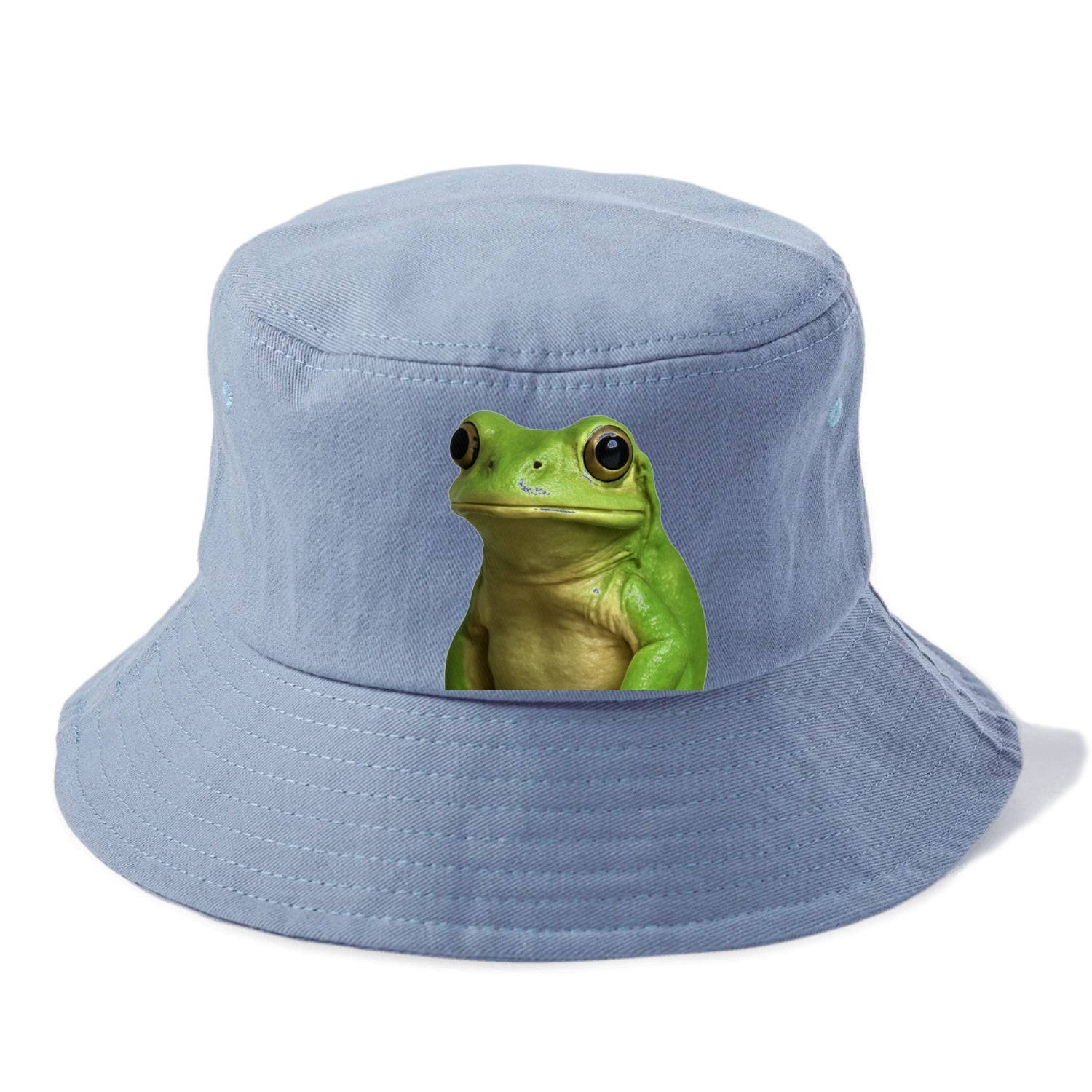 frog portrait design Hat