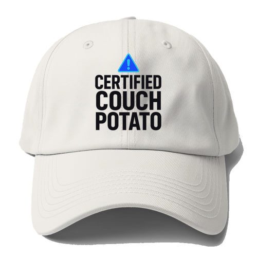 Certified Couch Potato Baseball Cap