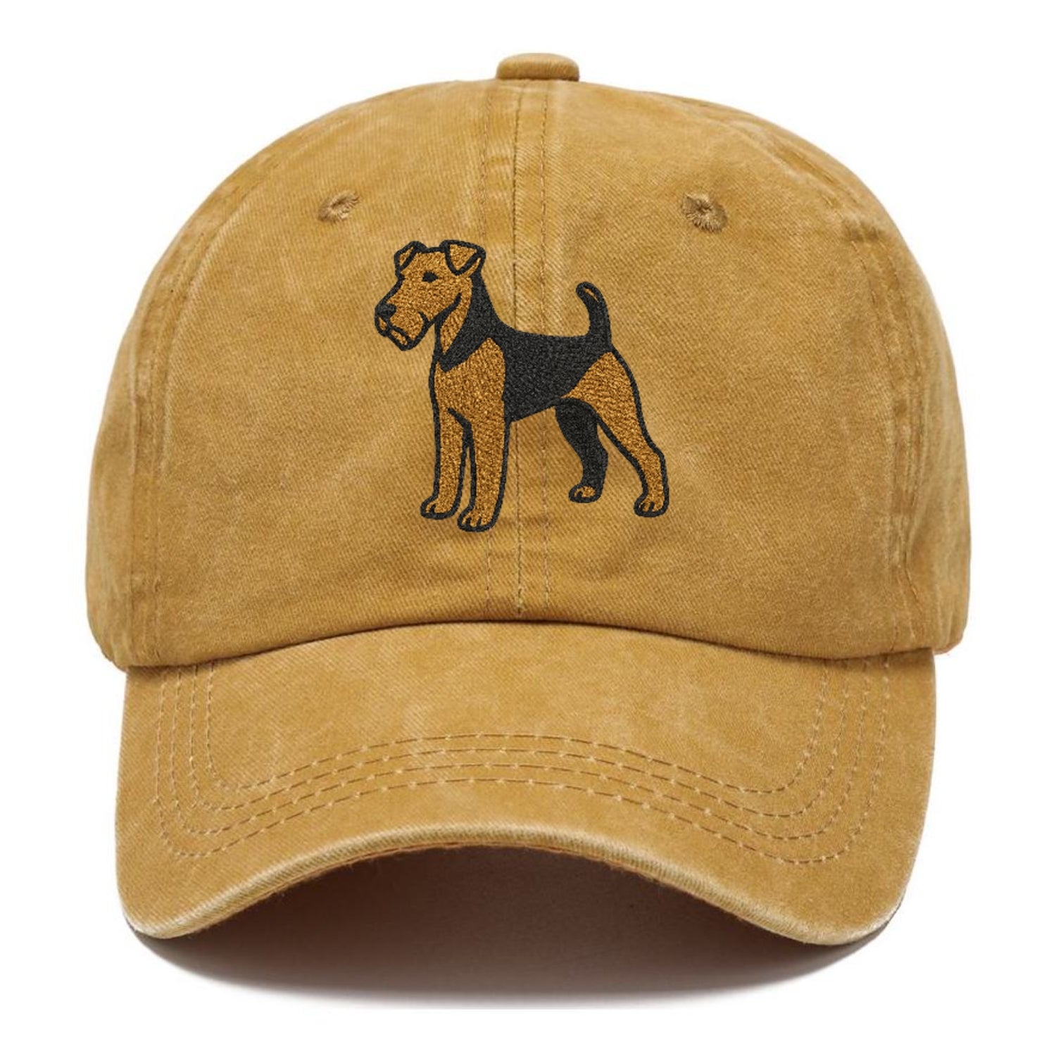 Welsh Terrier Black And Tan Pose Hat