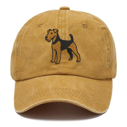 Welsh Terrier Black And Tan Pose Hat