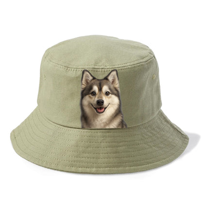 pomsky portrait design Hat