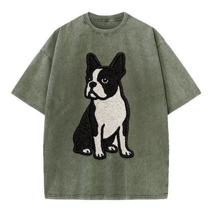 boston-terrier-black-white-tuxedo-charming-companion Hat