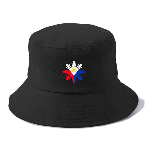 Philippines Iconic Sun And Stars Bucket Hat