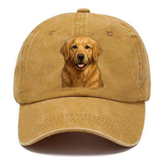 Golden Retriever Portrait Hat
