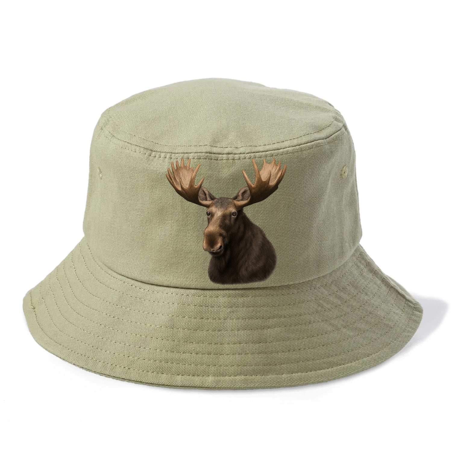 moose portrait design Hat