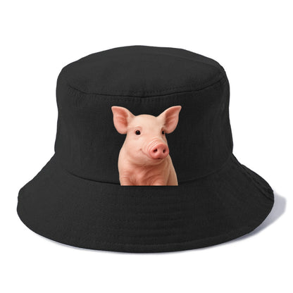 pig portrait design Hat
