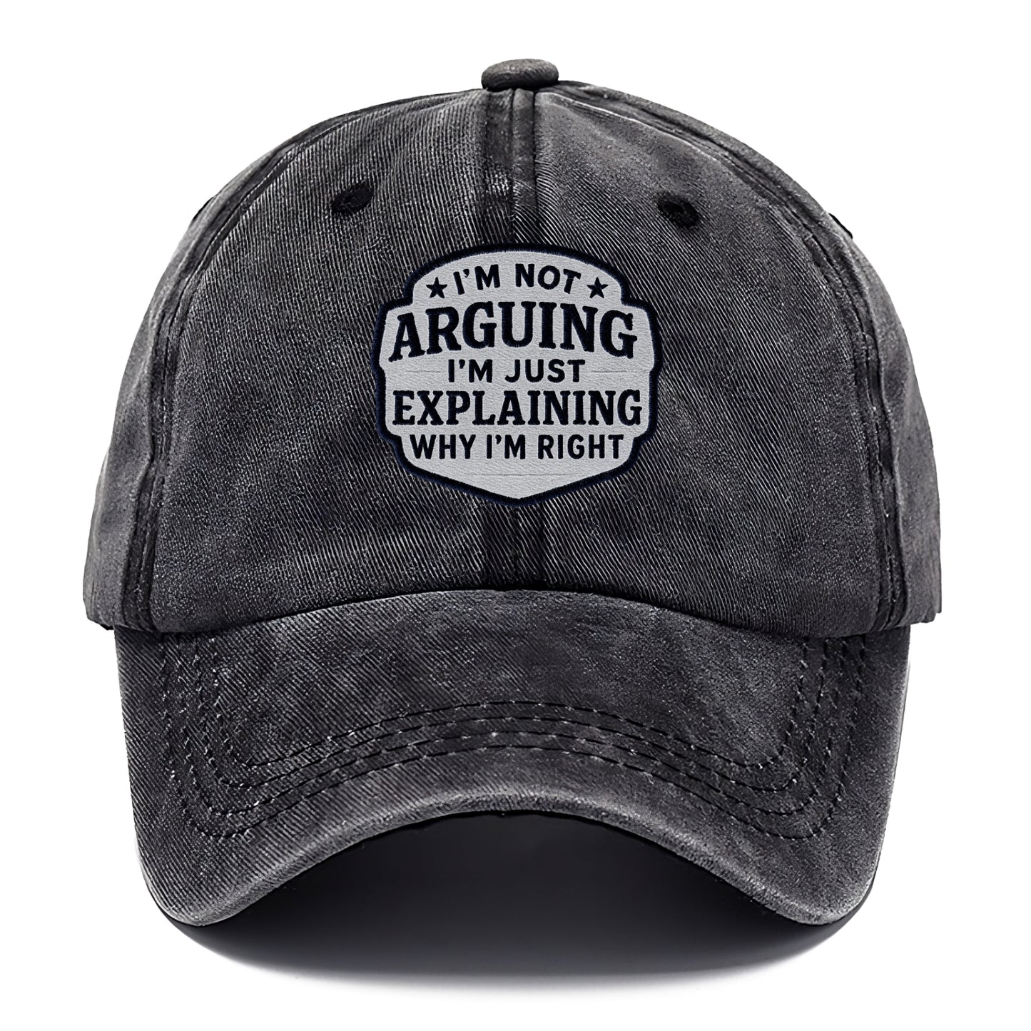 i'm not arguing i'm just explaining why i'm right Hat