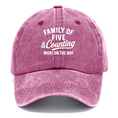 family of five and counting Hat