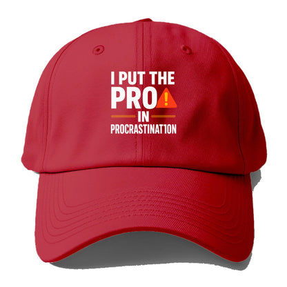 pro in procrastination Hat