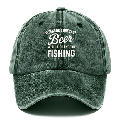 beer fishing weekend forecast design Hat