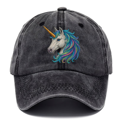 unicorn colorful mane Hat