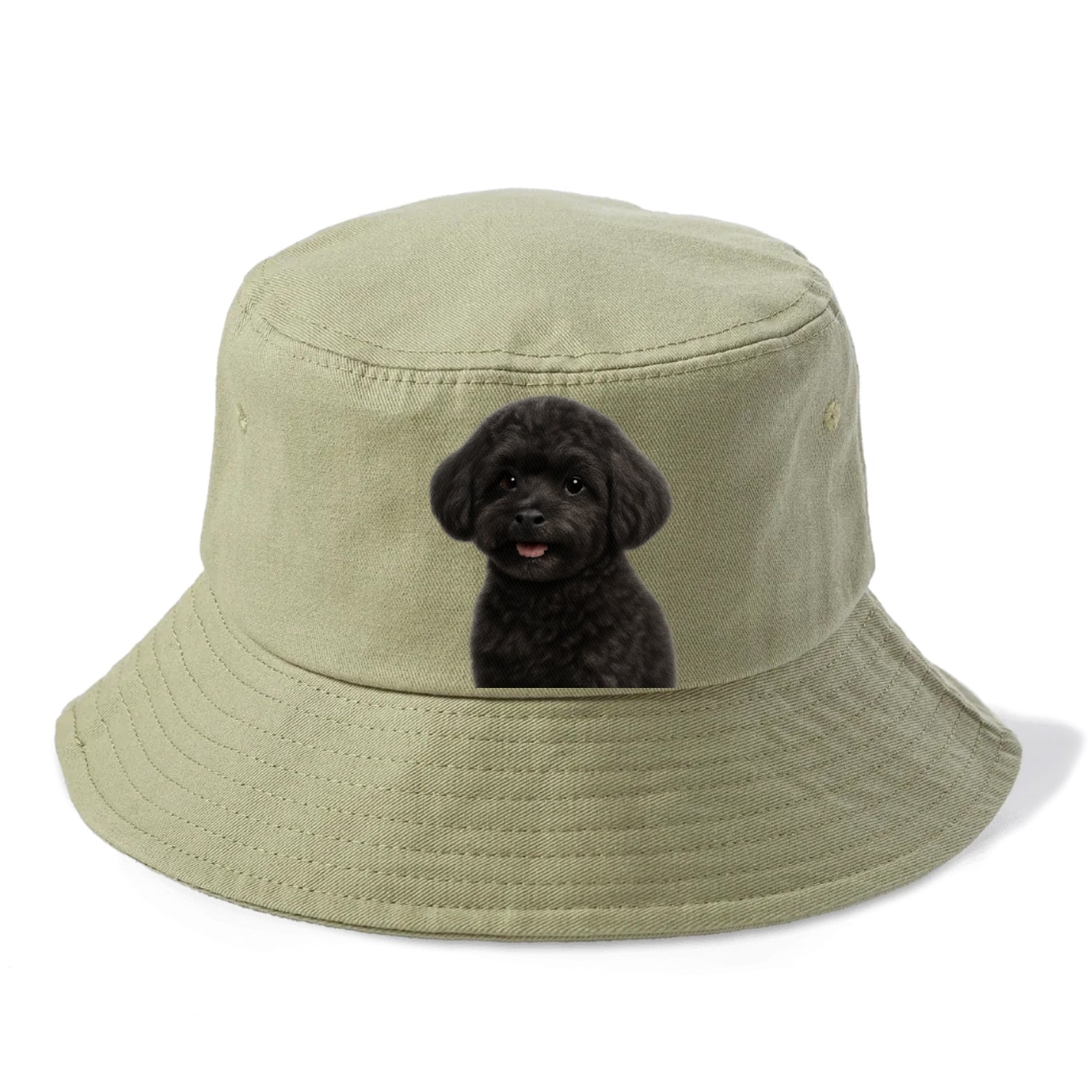 black maltipoo portrait design Hat