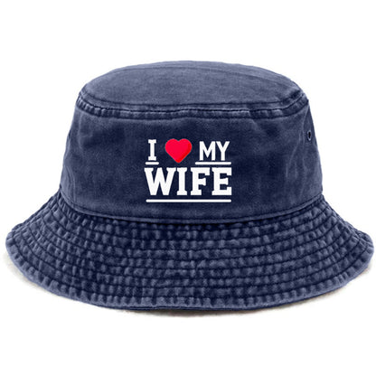 i love my wife Hat