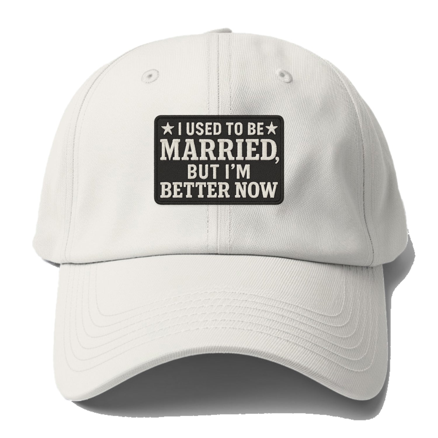 i used to be married but i'm better now Hat
