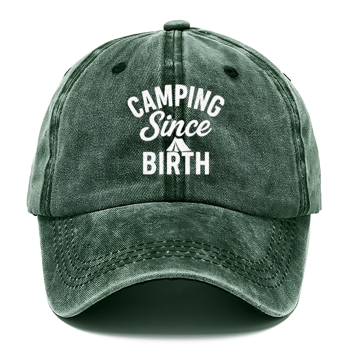 camping since birth outdoor adventure Hat
