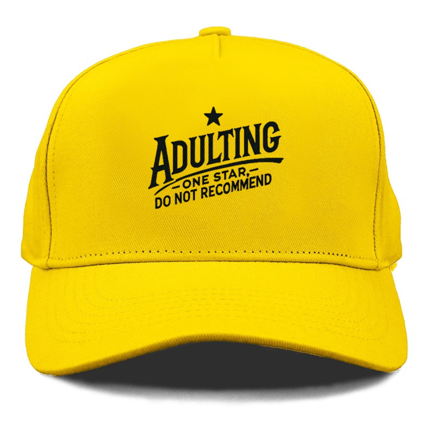 adulting one star do not recommend Hat