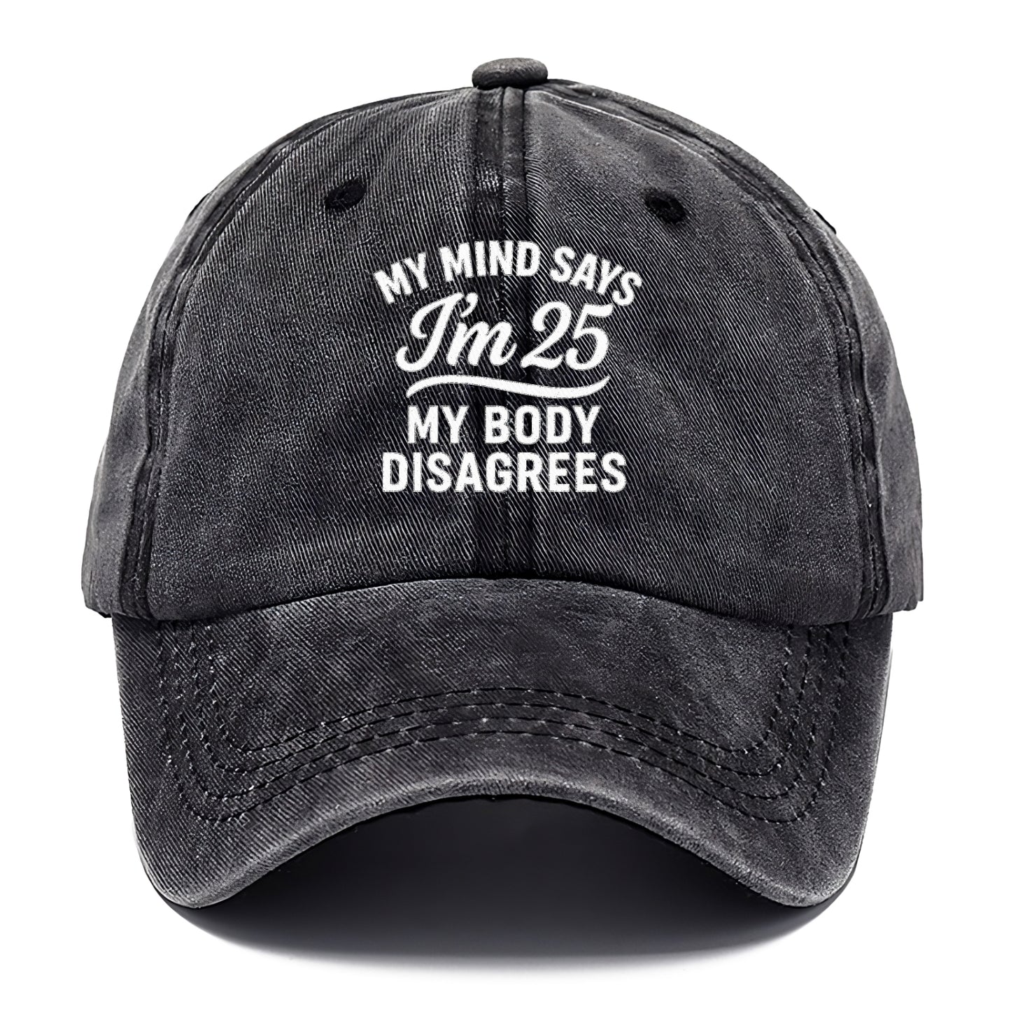 mind versus body age humor Hat