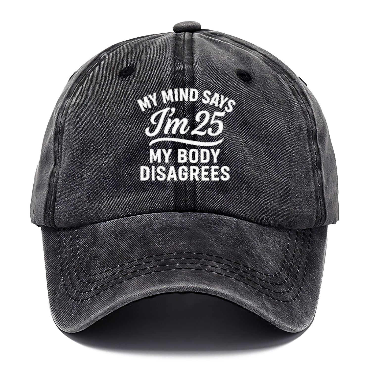 mind versus body age humor Hat