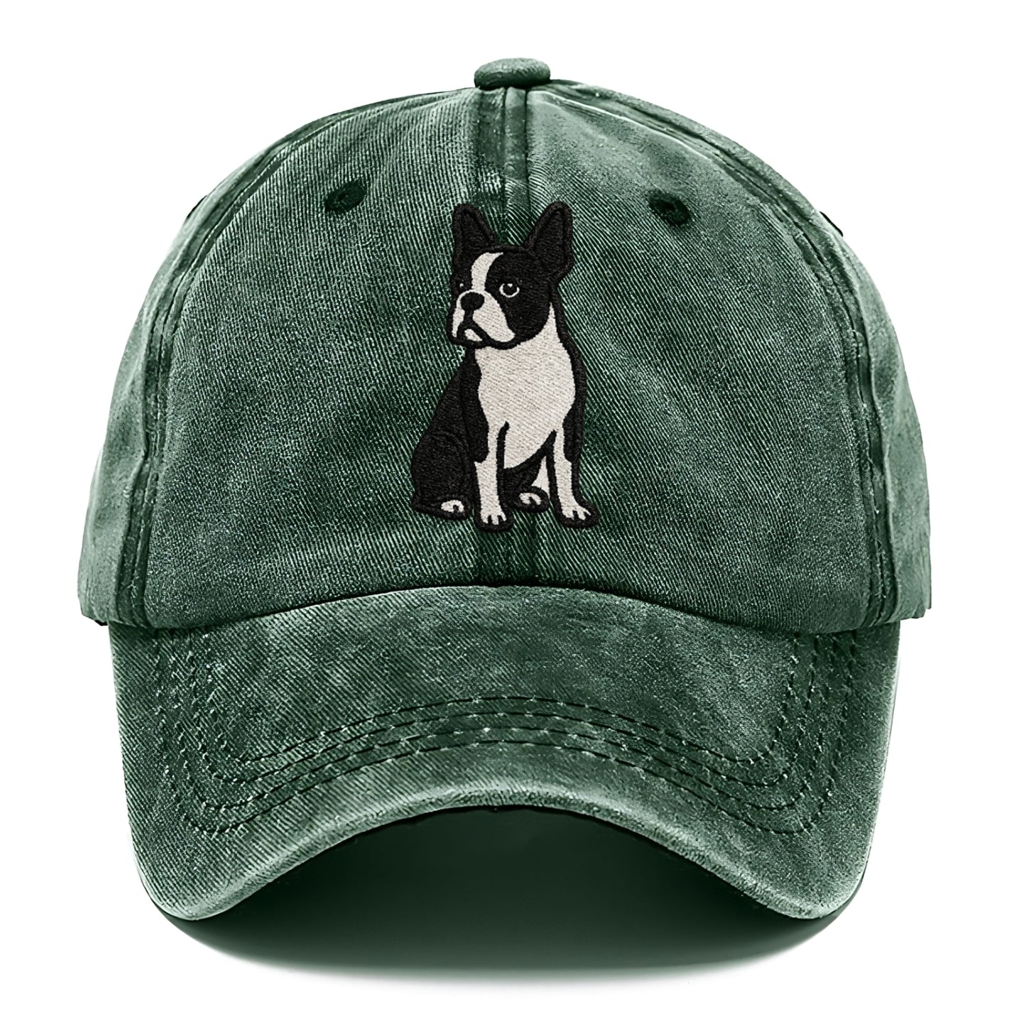 boston-terrier-black-white-tuxedo-charming-companion Hat