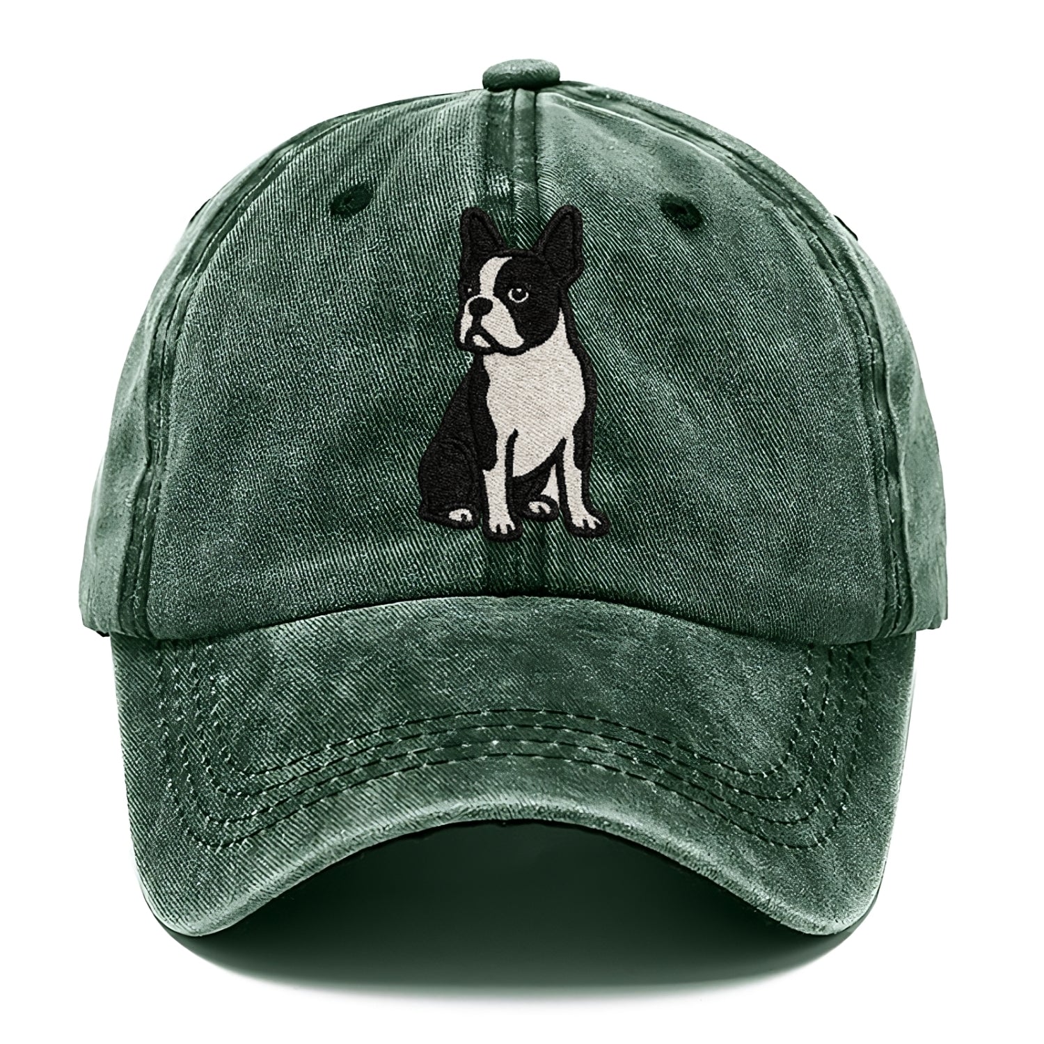boston-terrier-black-white-tuxedo-charming-companion Hat