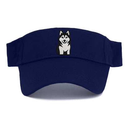 husky-blue-eyes-piercing-gaze Hat