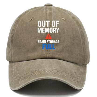 out of memory Hat