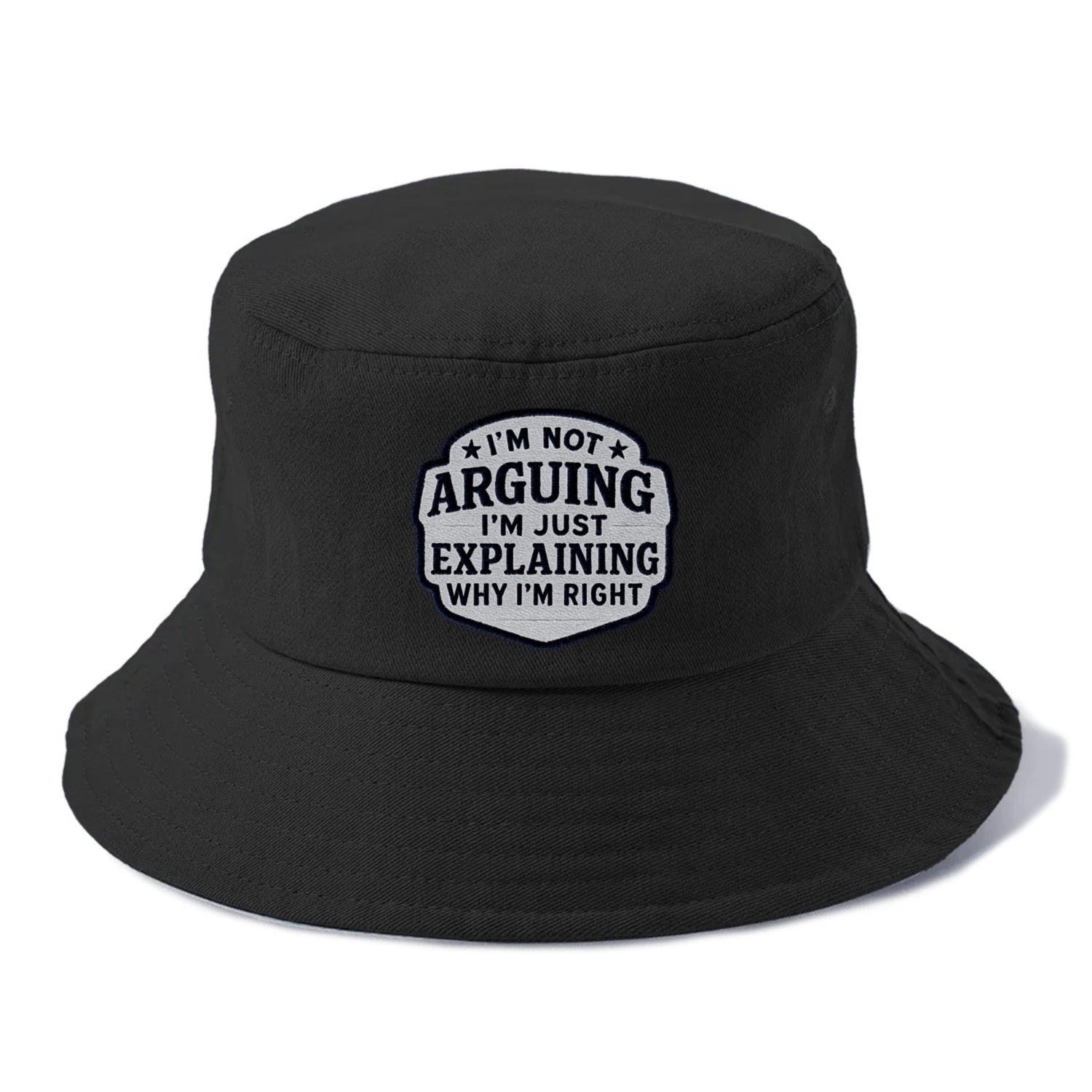 i'm not arguing i'm just explaining why i'm right Hat