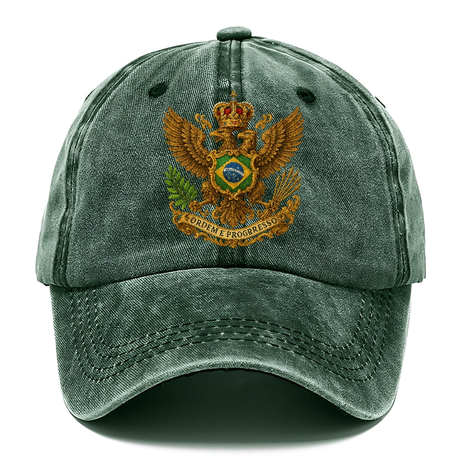 brazil heritage eagle badge Hat