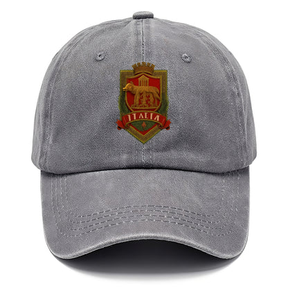 italian wolf heritage Hat