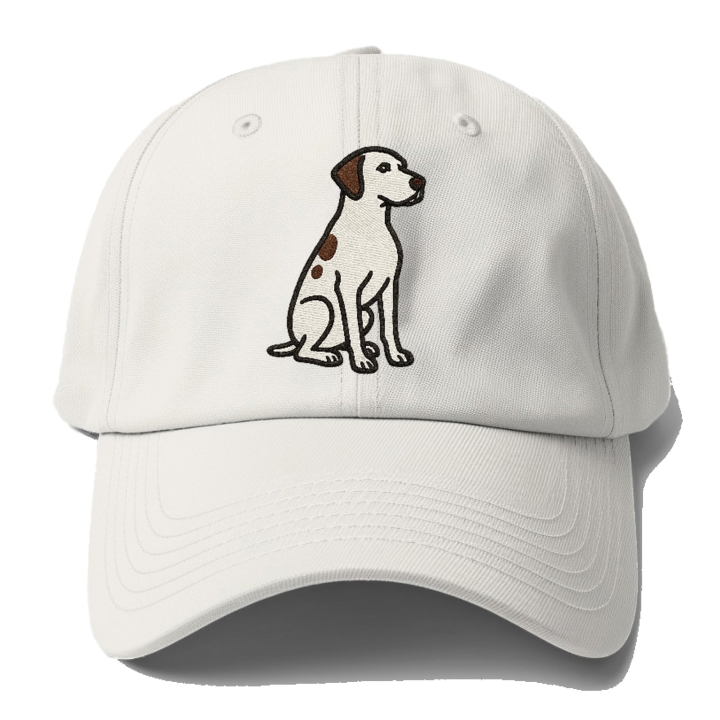 pointer-white-liver-spots-sitting-pose-loyal-spirit Hat