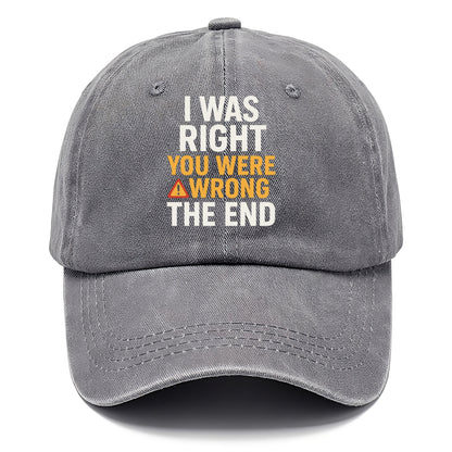 i was right Hat