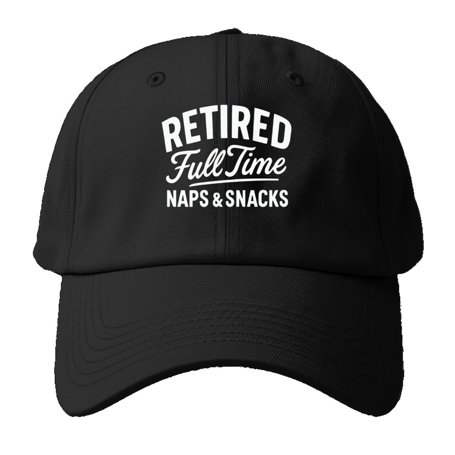 retired full time naps snacks Hat